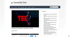 Desktop Screenshot of exponentialtimes.net