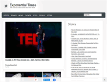 Tablet Screenshot of exponentialtimes.net